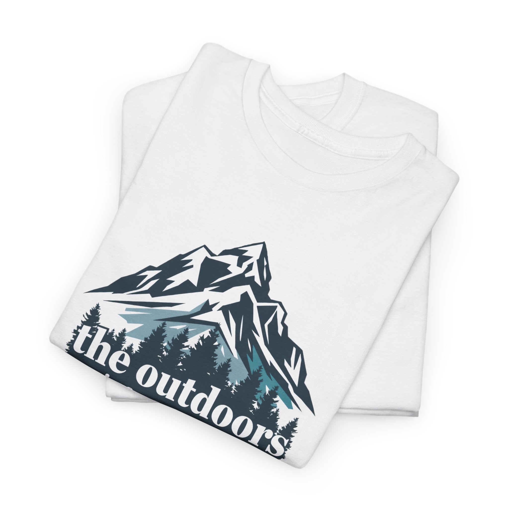 Outdoor Mountains T‑Shirt – “the outdoors is for everyone” Graphic Tee