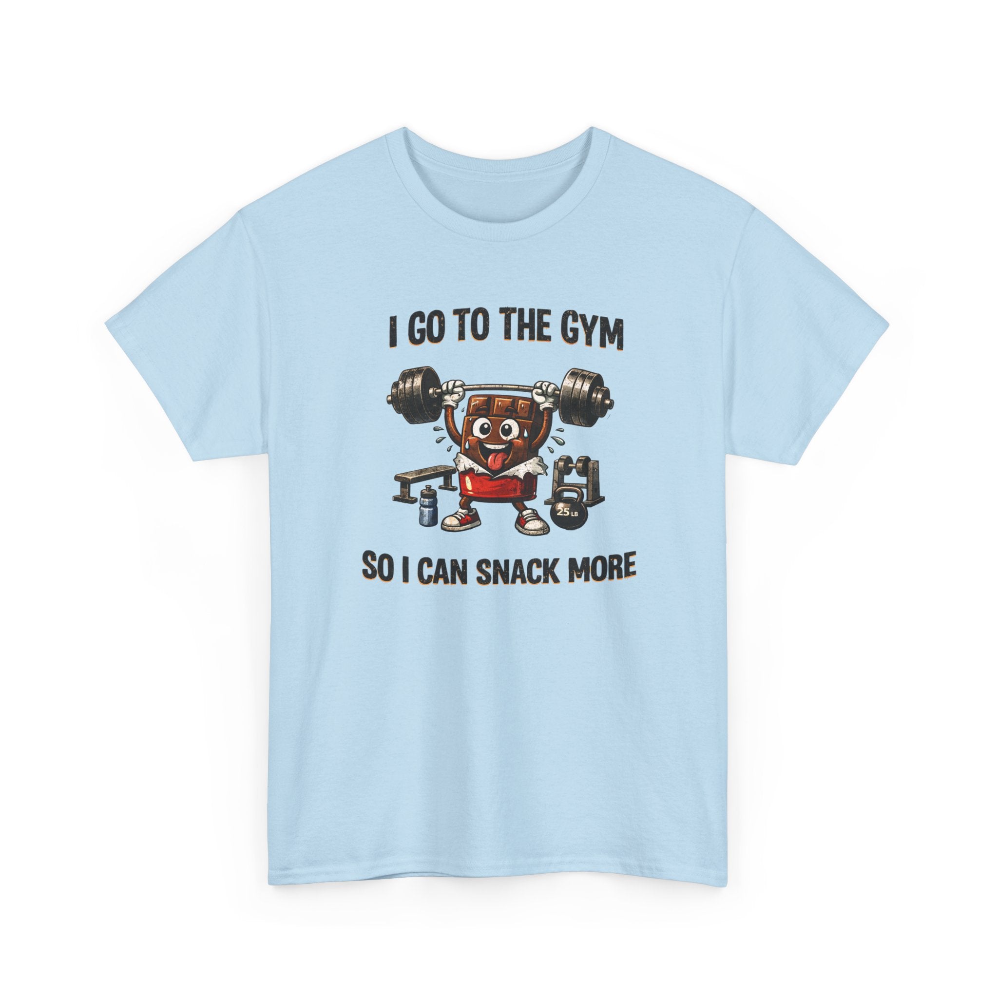 I Go to the Gym So I Can Snack More - Funny Fitness Gym Snack T‑Shirt