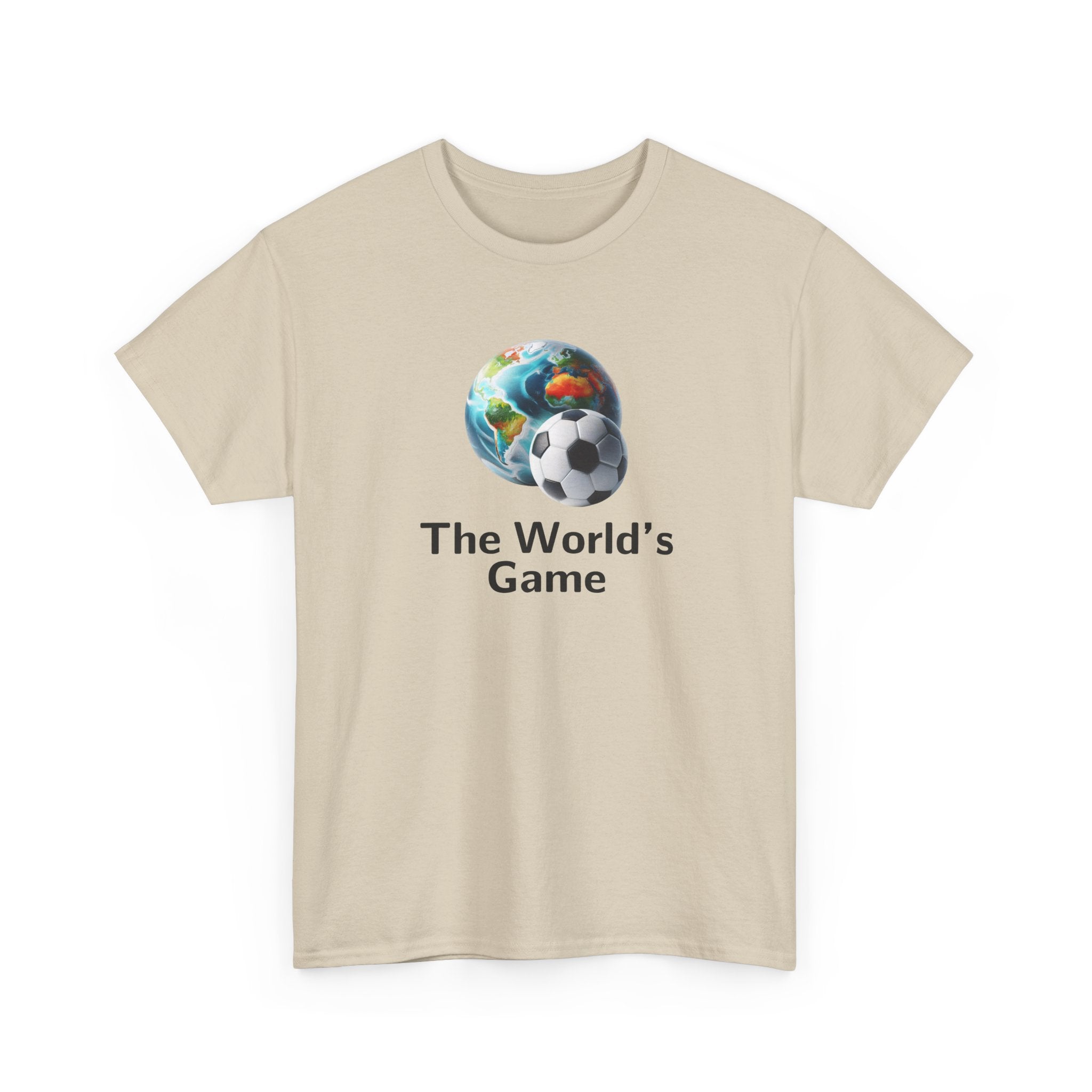 Football Soccer Globe T-Shirt — “The World’s Game” Casual Tee