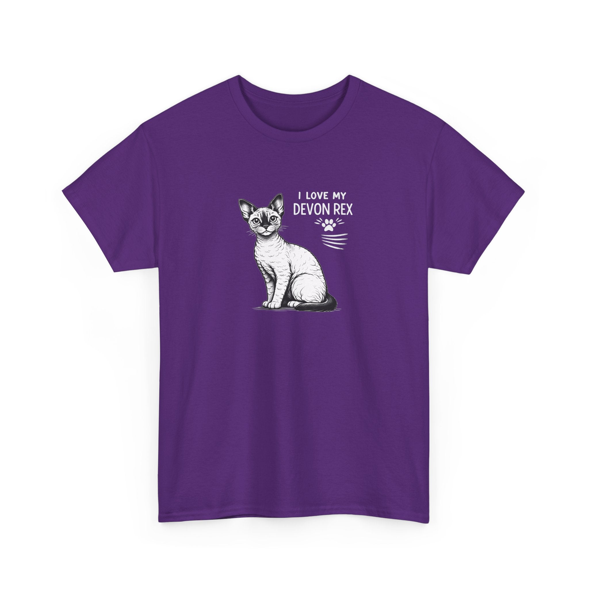 Devon Rex Cat T-Shirt — I Love My Devon Rex Graphic Tee