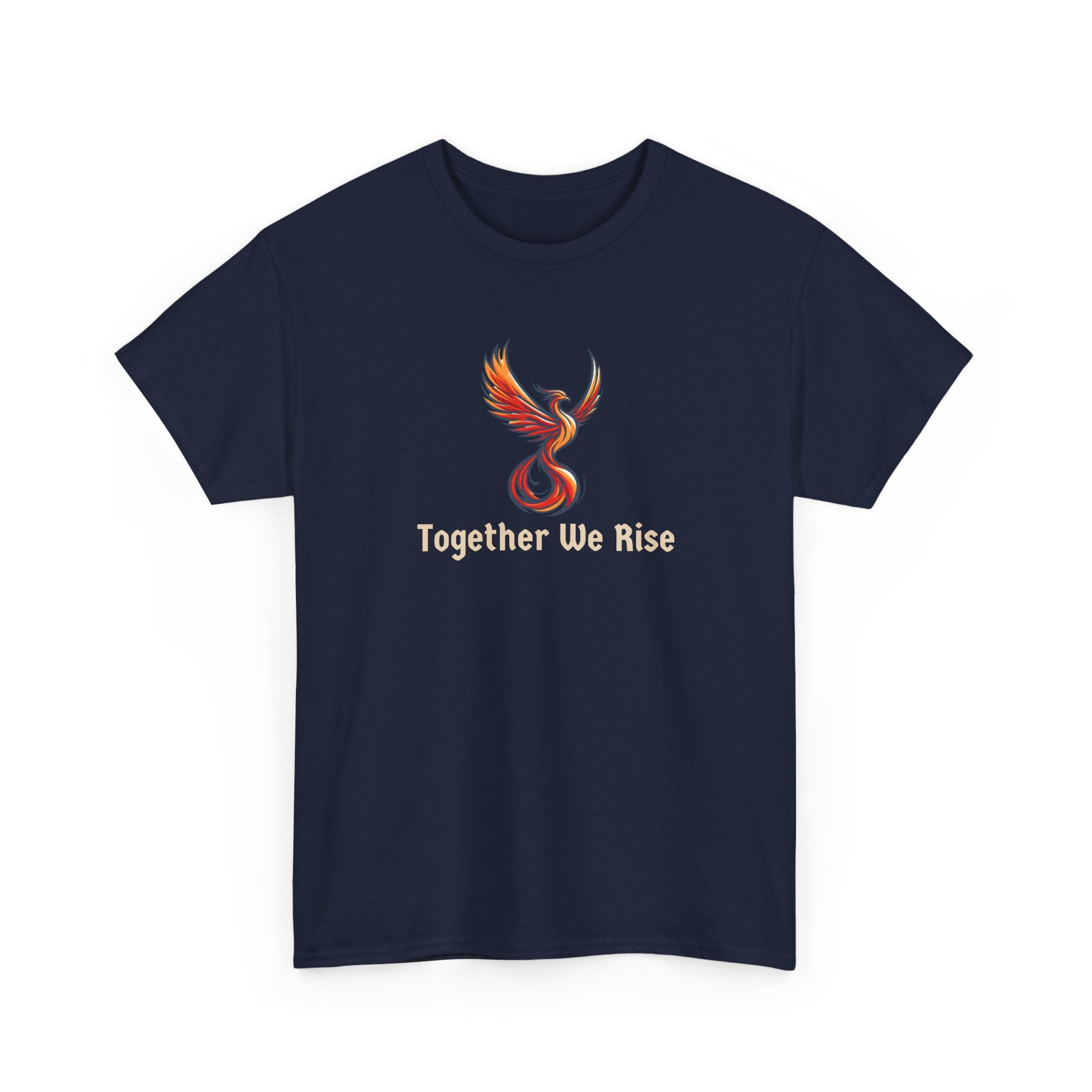 Phoenix Rising T‑Shirt — "Together We Rise" Inspirational Tee
