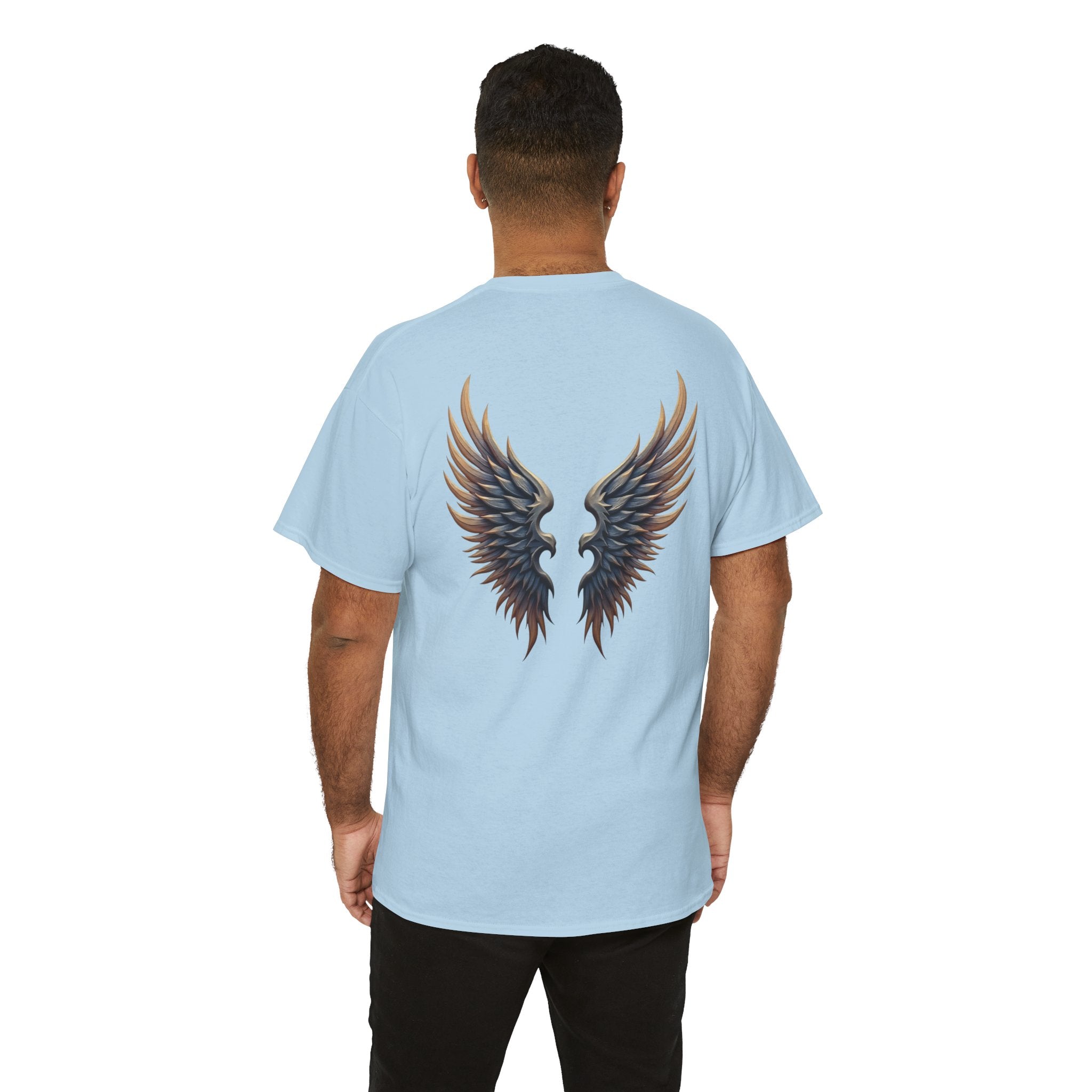Wings Not Chains Wing T‑Shirt — Angel Wings Graphic Tee