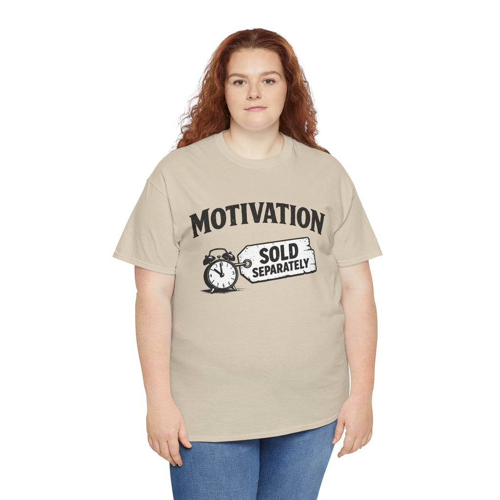 Motivation Sold Separately - Funny Vintage Graphic Tee
