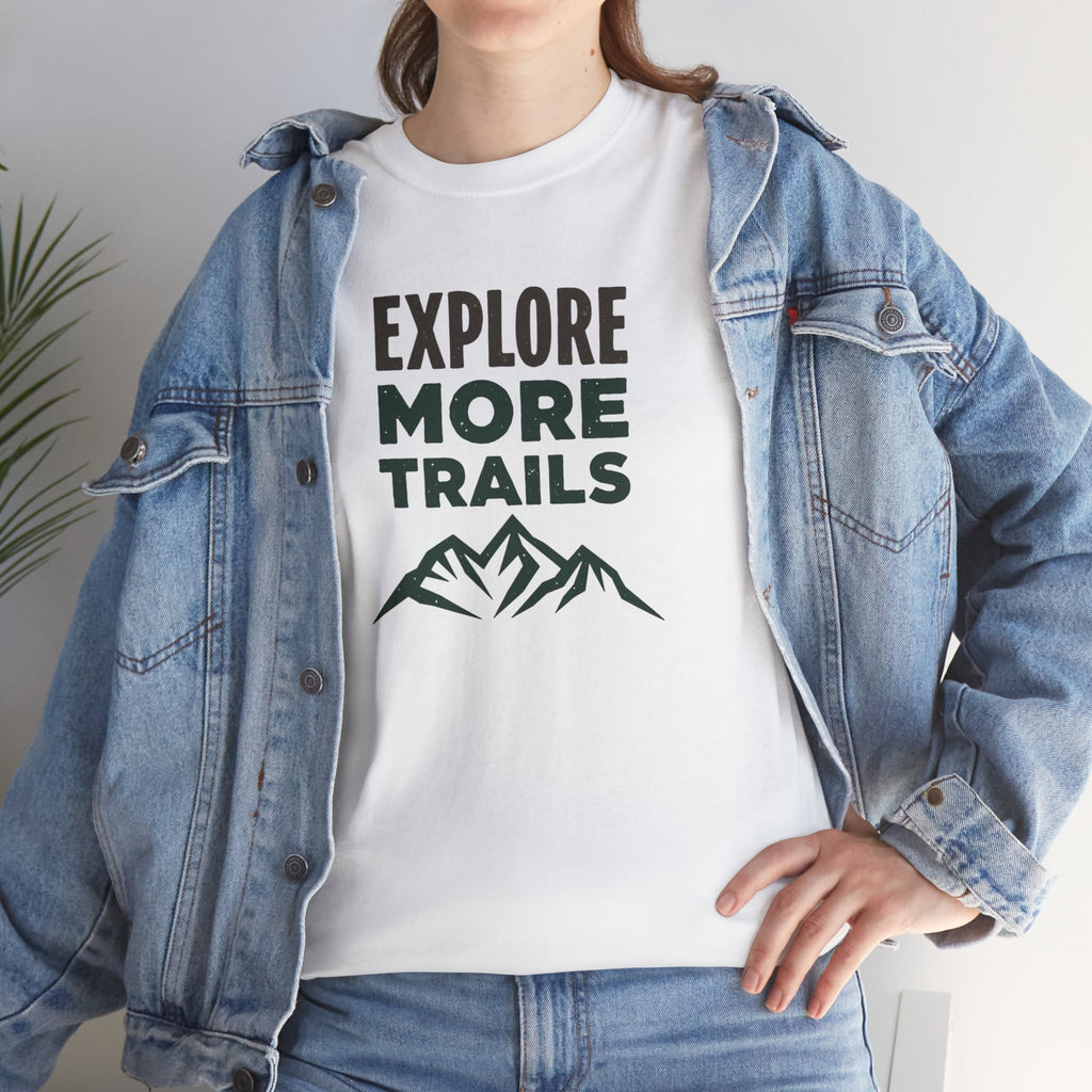 Explore More Trails T-Shirt — Outdoor Hiking Mountain Tee