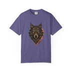 Wolf Head Graphic T-Shirt — Intricate Tribal Wolf Art Tee