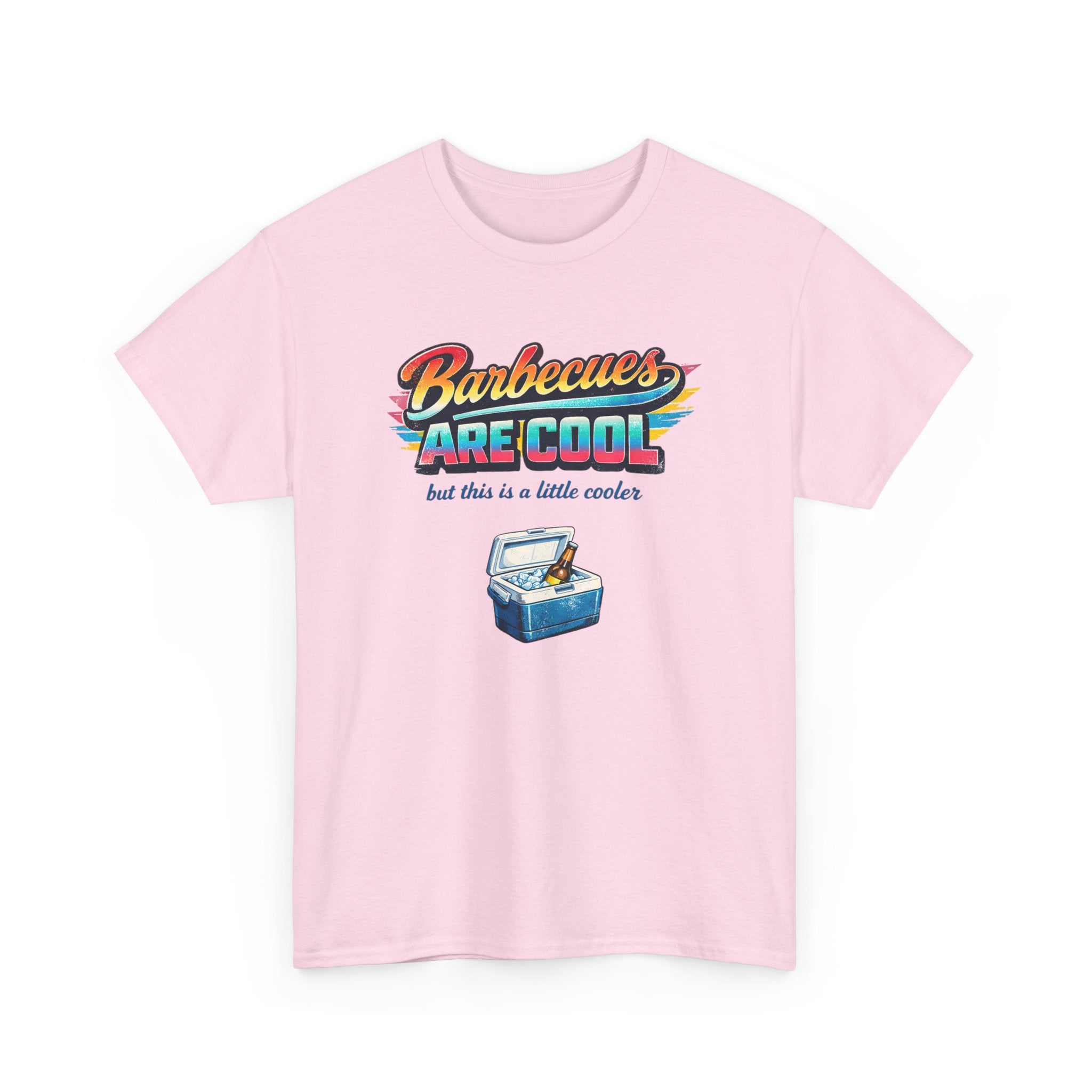 Barbecues Are Cool but this is a little cooler Funny Retro BBQ Tee