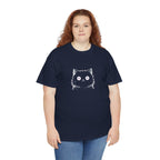 Cat Face Graphic Tee – Cute Minimalist Kitten T-Shirt