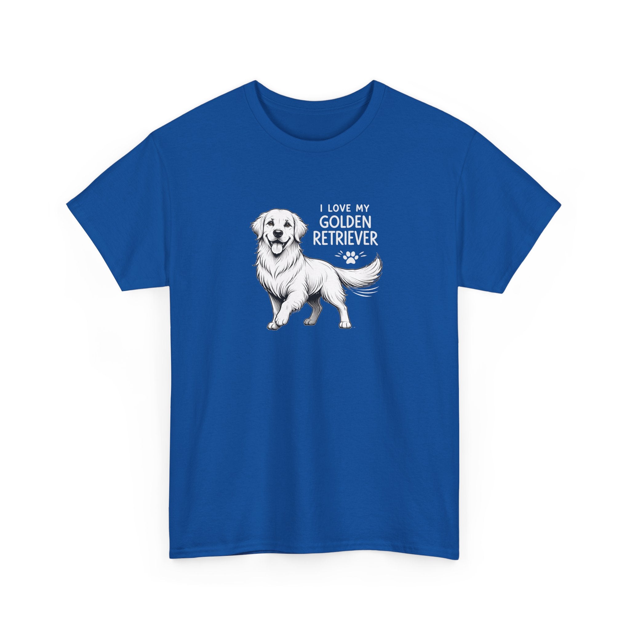 Golden Retriever T-Shirt – “I Love My Golden Retriever” Dog Lover Tee
