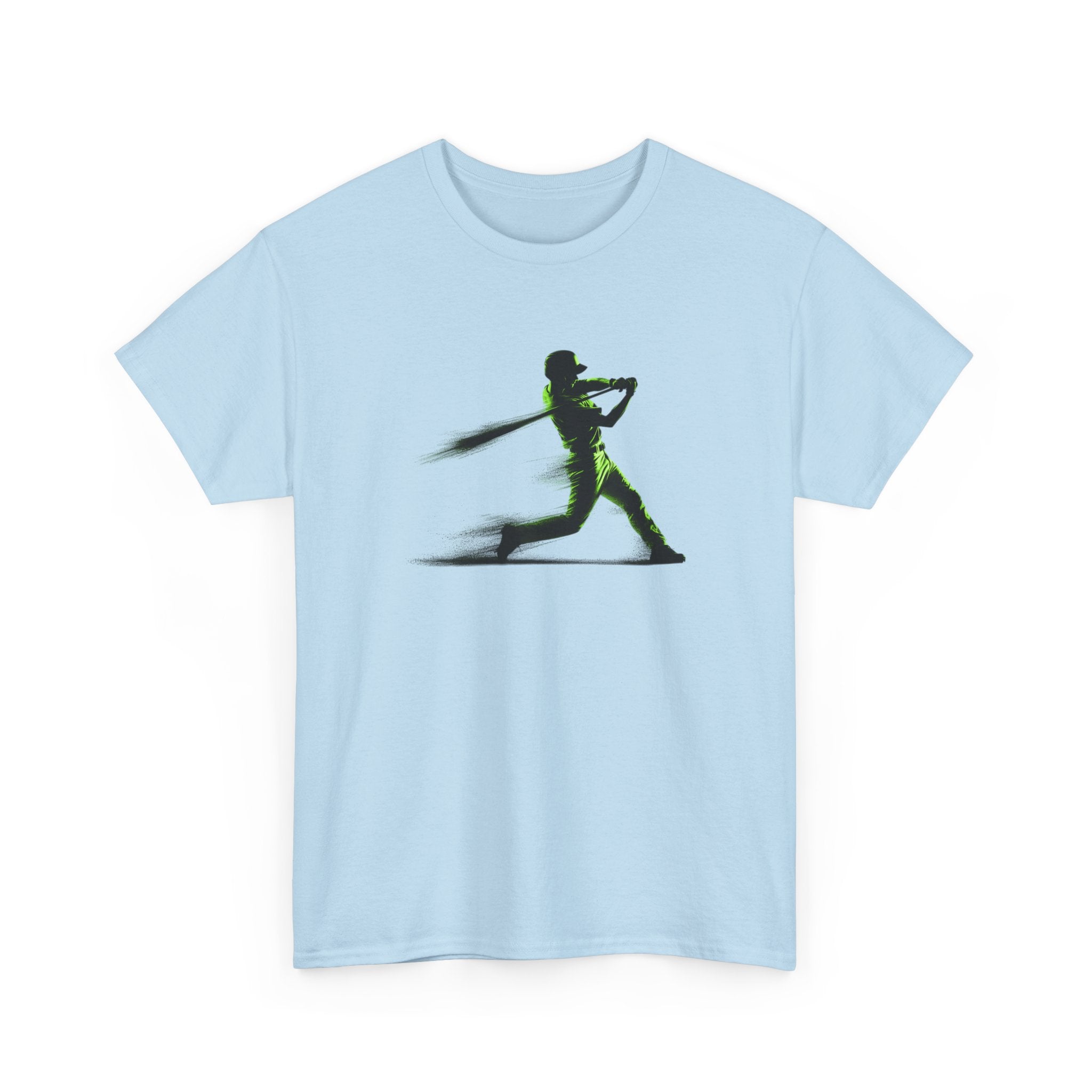 Baseball Batter Silhouette Tee — Fast Swing Sports T‑Shirt