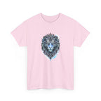 Tiger T-Shirt — Intricate Blue And White Tiger Graphic Tee