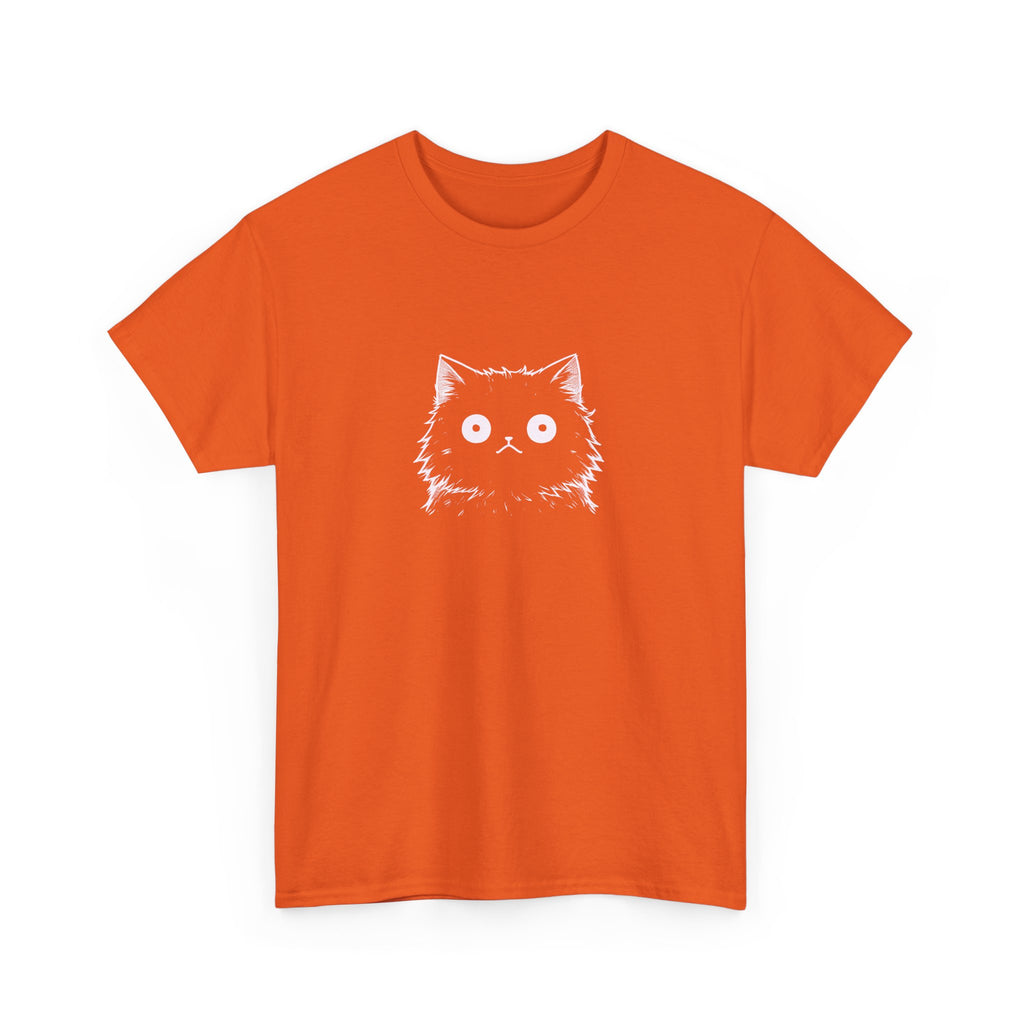 Cat Face Graphic Tee – Cute Minimalist Kitten T-Shirt