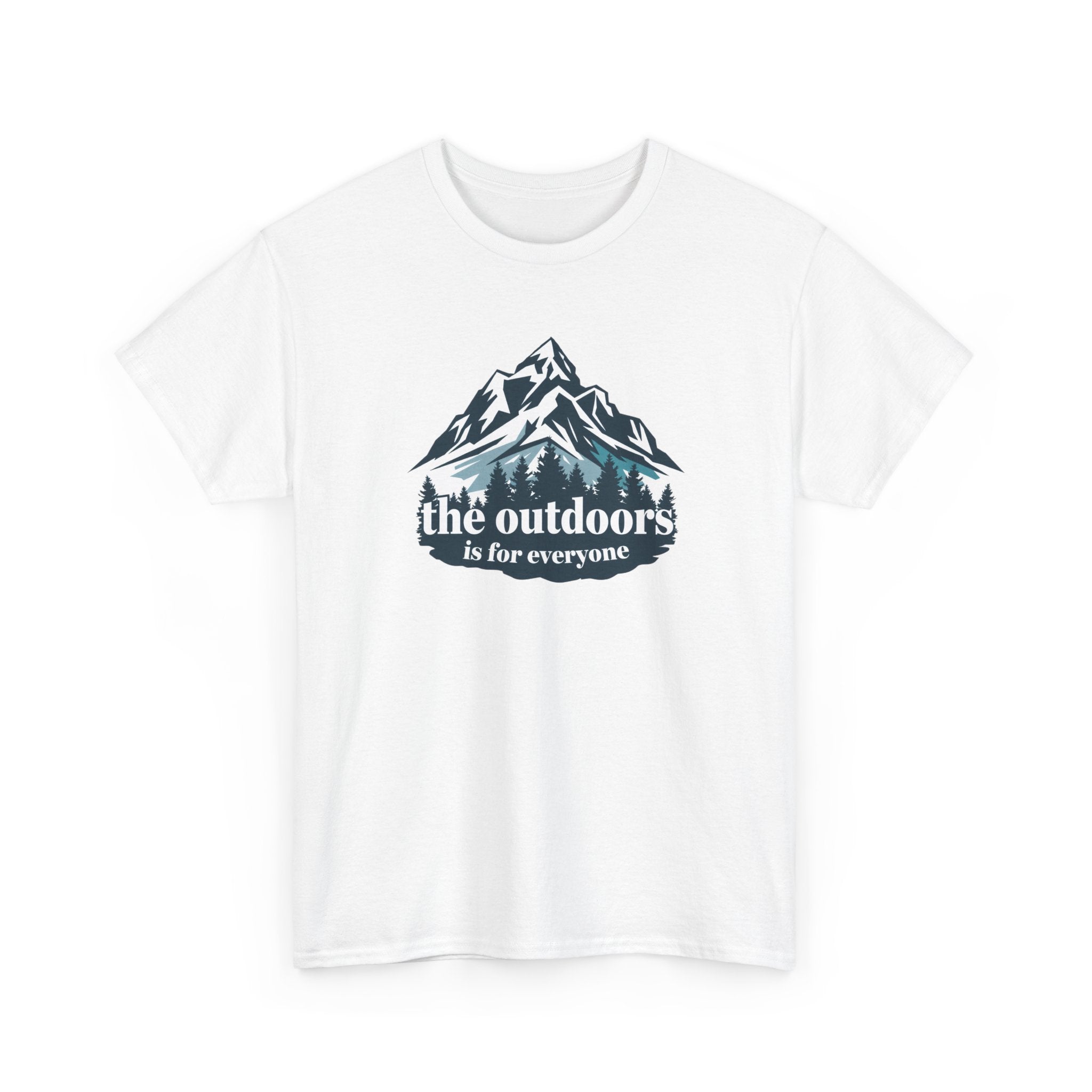 Outdoor Mountains T‑Shirt – “the outdoors is for everyone” Graphic Tee