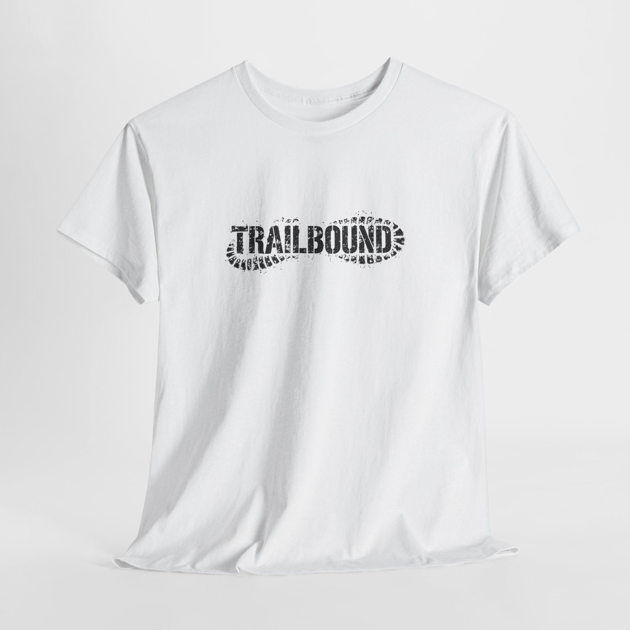 Trailbound T-Shirt — Outdoor Hiking Tee with Bootprint Logo