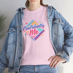 Confidently Me Tee — Retro Pastel Self-Love Graphic T-Shirt