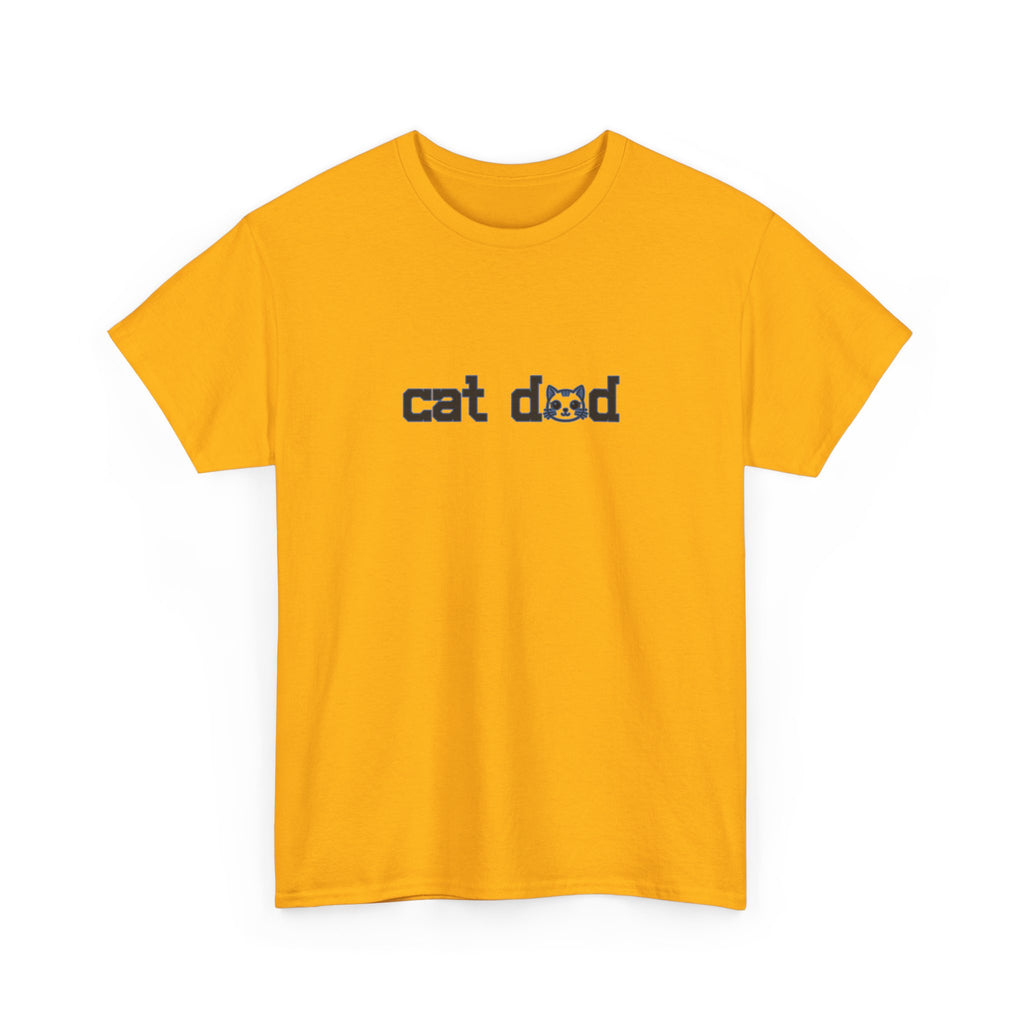 Cat Dad T‑Shirt — Minimalist Funny Cat Lover Tee