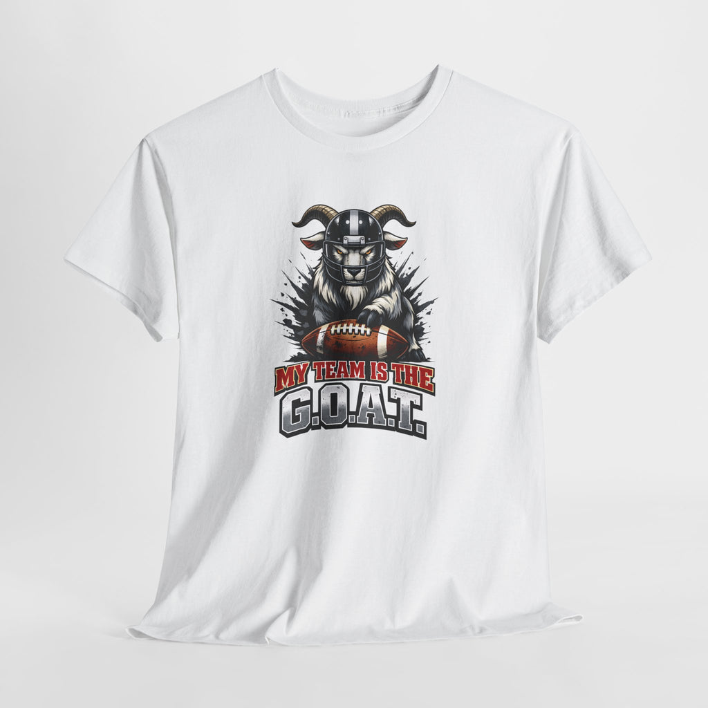 GOAT Football Tee - "My Team Is The GOAT" Graphic T-Shirt