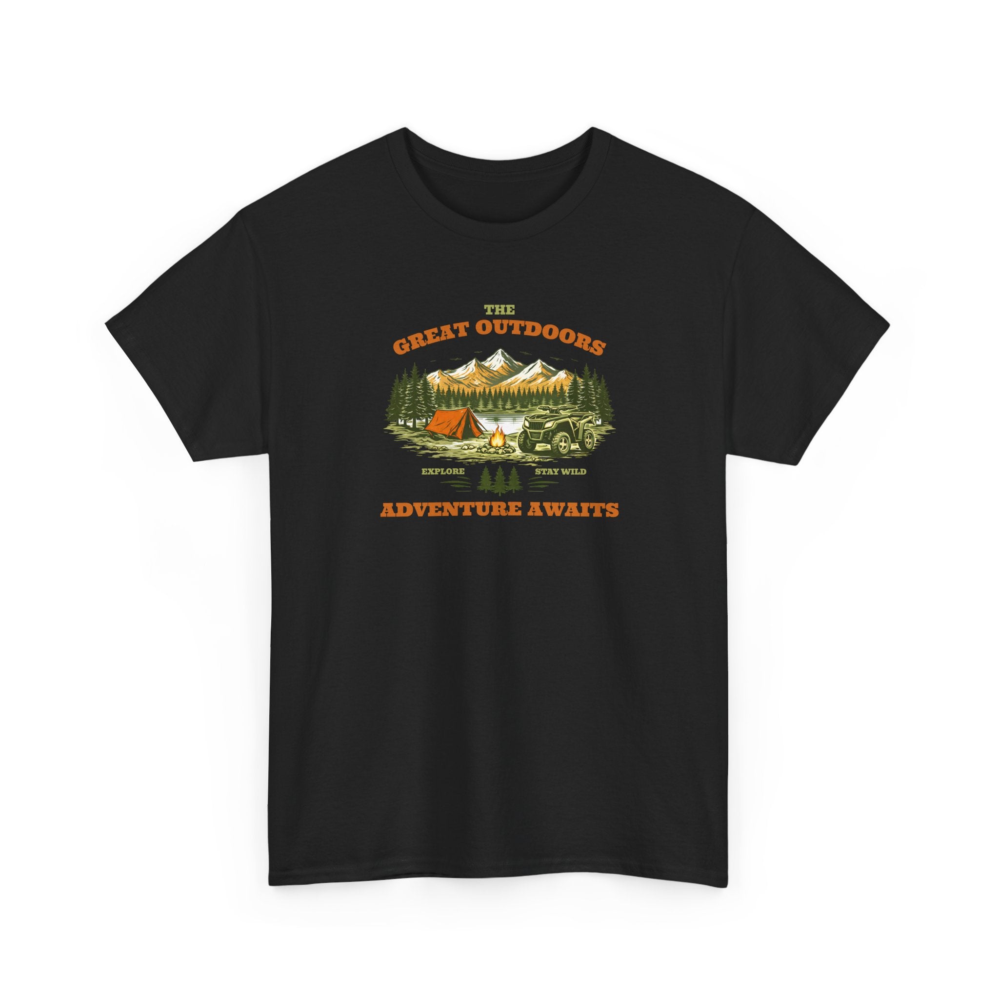 Outdoor Adventure T-Shirt — "The Great Outdoors"  ATV Nature Camping Tee