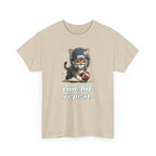 Funny Football Cat T-Shirt — "Run. Hit. Repeat." Cute Helmet Kitten Tee for Football Fans