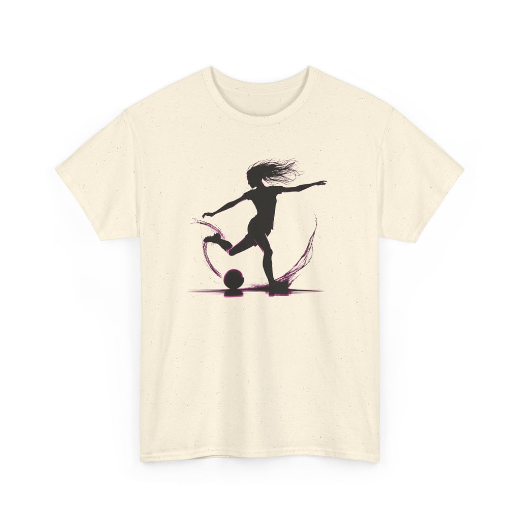 Woman Soccer Player Silhouette T‑Shirt