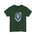 Tiger T-Shirt — Intricate Blue And White Tiger Graphic Tee