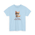Cat Nerd T-Shirt — “I’m Feline Nerdy Today” Cute Kitty Graphic Tee