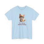 Cat Nerd T-Shirt — “I’m Feline Nerdy Today” Cute Kitty Graphic Tee