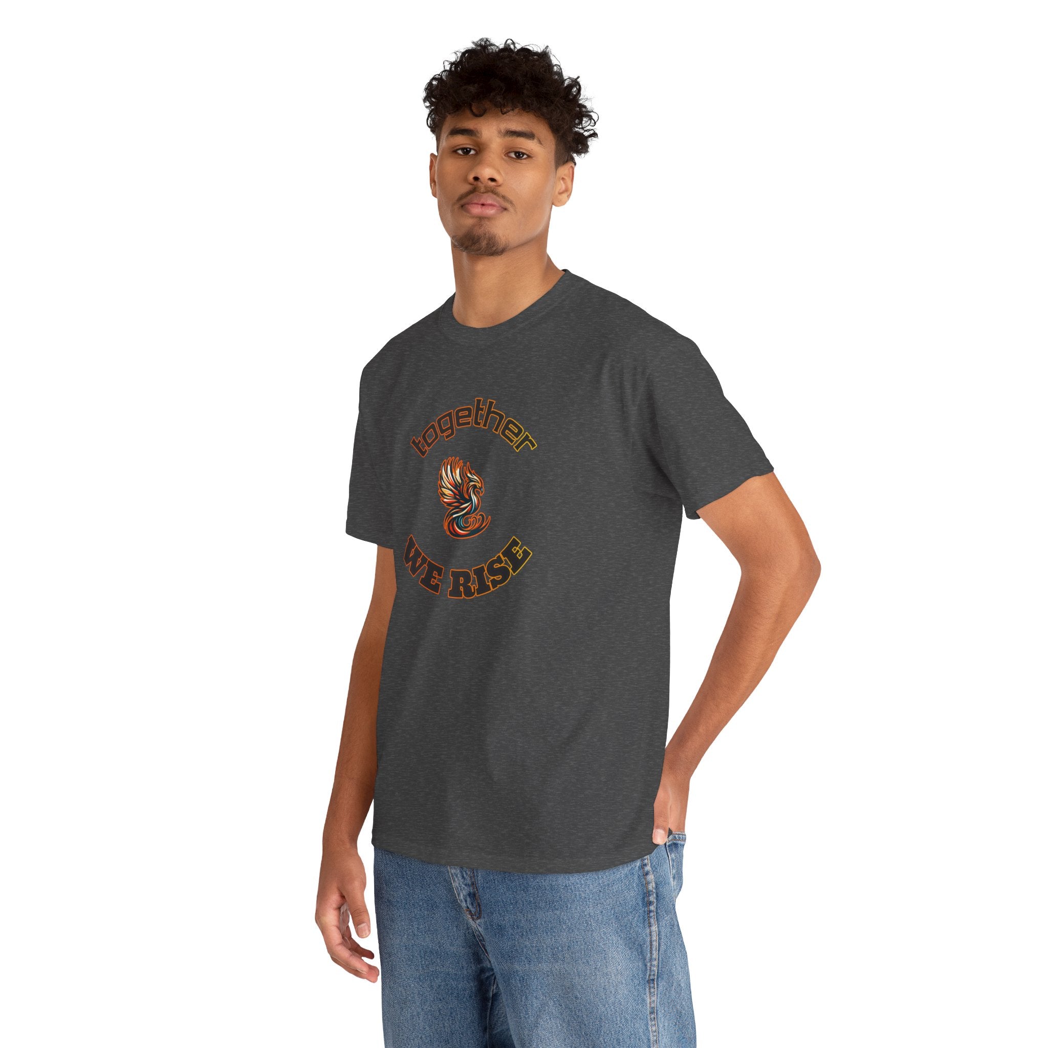 Together We Rise Phoenix Tee — Inspirational Community Pride T-Shirt