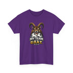 Goat Ibex Soccer Tee — "My Team Is the GOAT" Sports Fan T-Shirt
