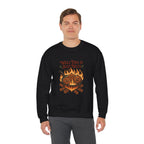 Crewneck Sweatshirt — "Well This Is Just Nuts" Roasting Chestnuts Graphic
