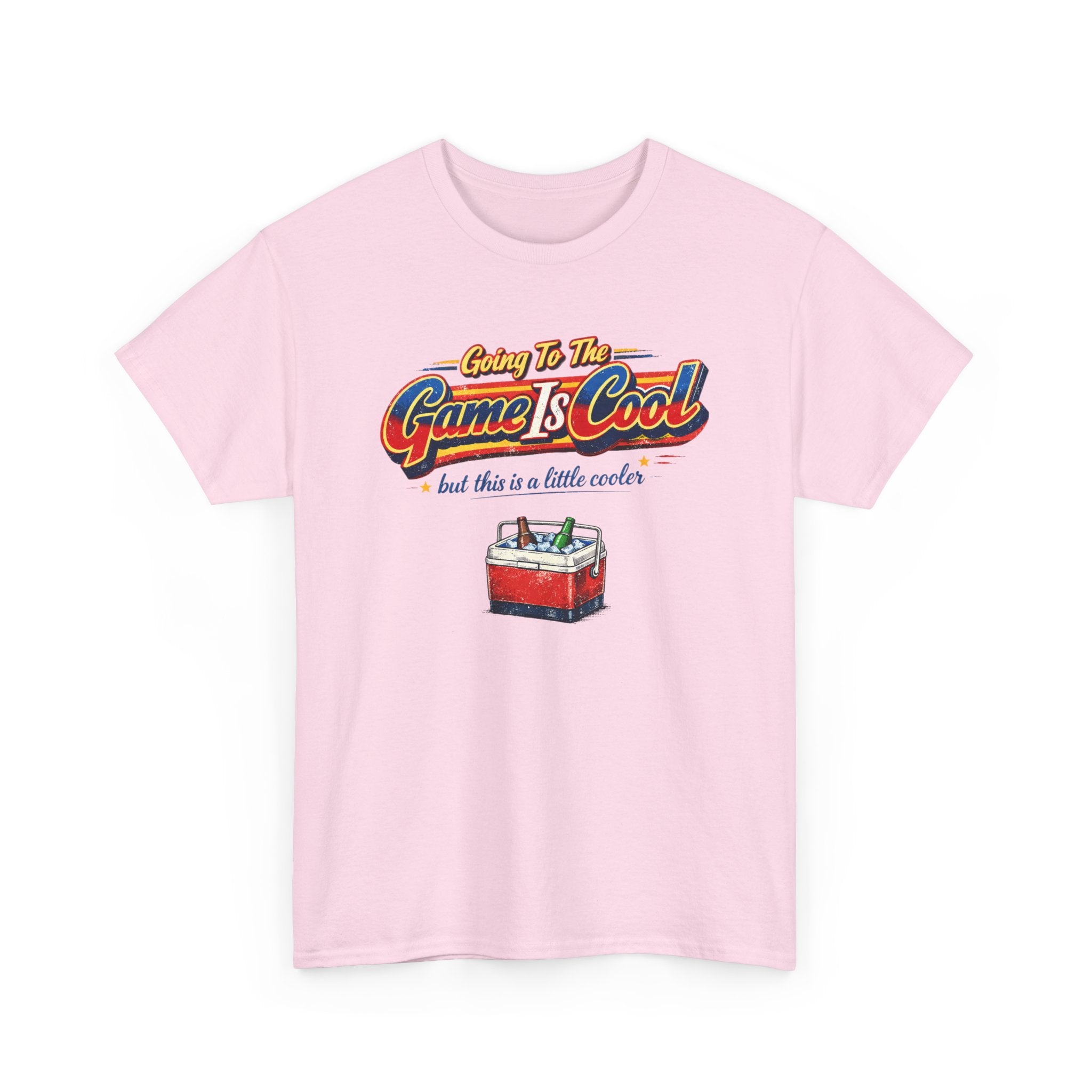 Going To The Game Is Cool But This Is A Little Cooler Funny Retro Graphic Tee