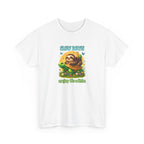 Slow Down Turtle Sloth & Snail V-Neck Tee — "Enjoy Life a Little" Relaxed Graphic Shirt