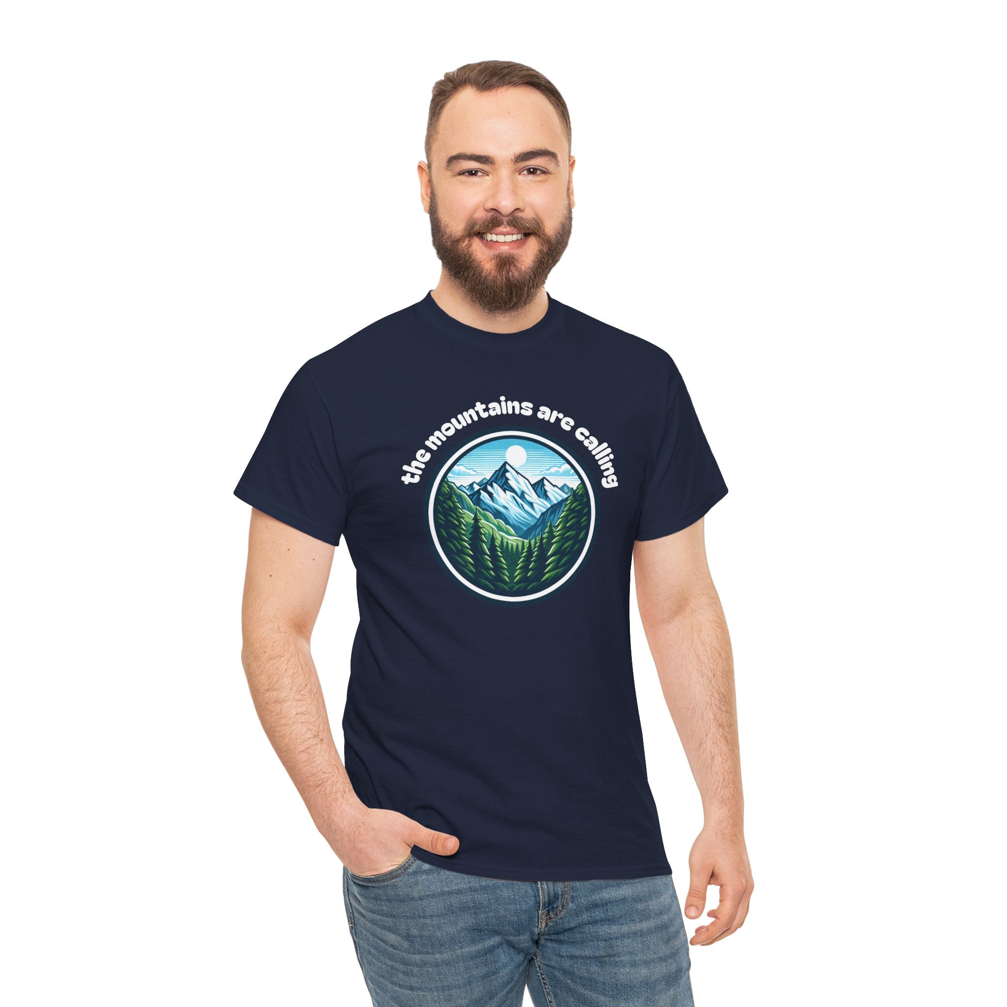 Mountains Are Calling T-Shirt — Scenic Hiking Graphic Tee