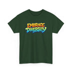 Embrace Diversity T-Shirt — Colorful Graffiti Pride Tee