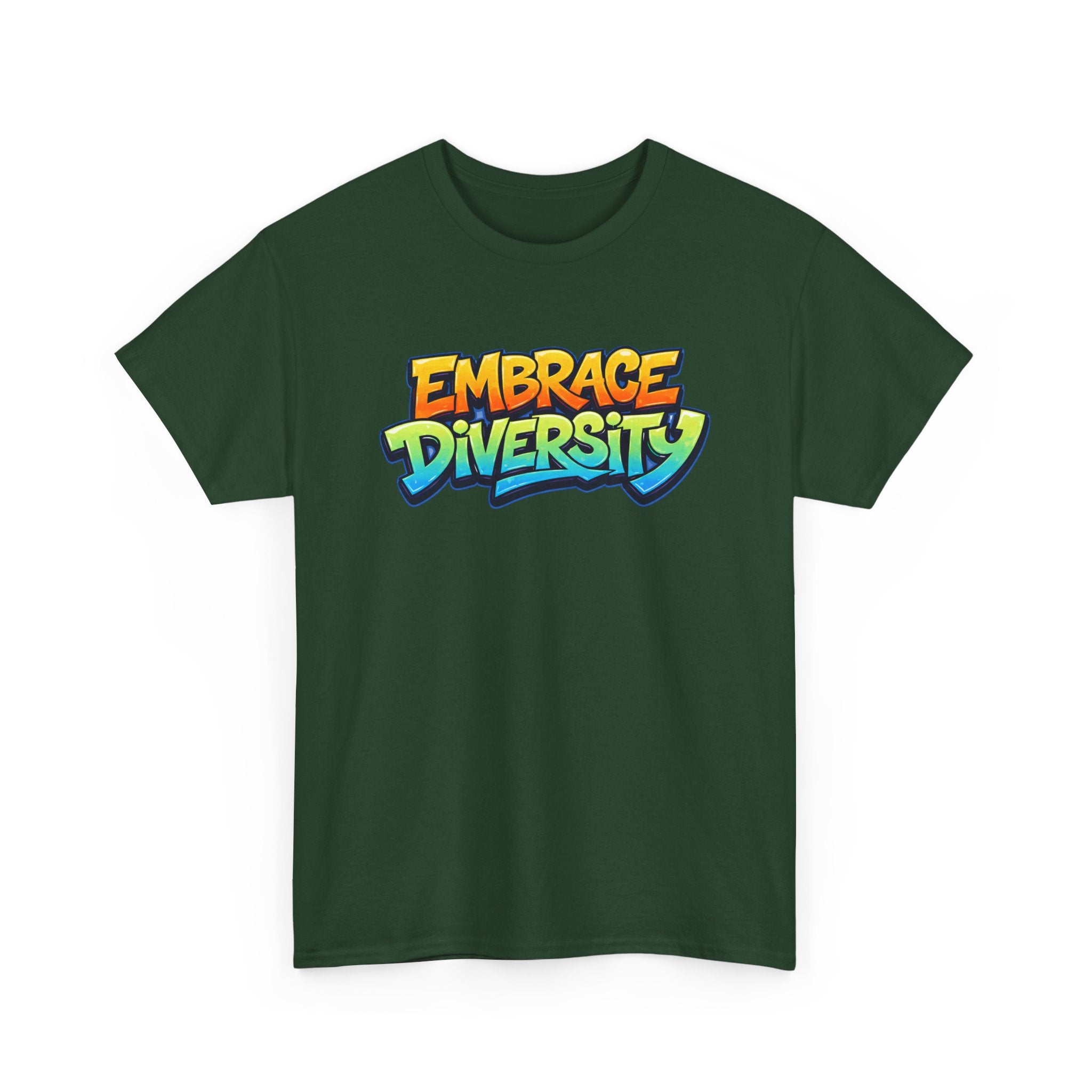 Embrace Diversity T-Shirt — Colorful Graffiti Pride Tee