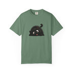 T-Shirt — Playful Black Kitten Graphic Tee