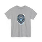 Tiger T-Shirt — Intricate Blue And White Tiger Graphic Tee