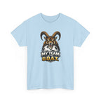 Goat Ibex Soccer Tee — "My Team Is the GOAT" Sports Fan T-Shirt