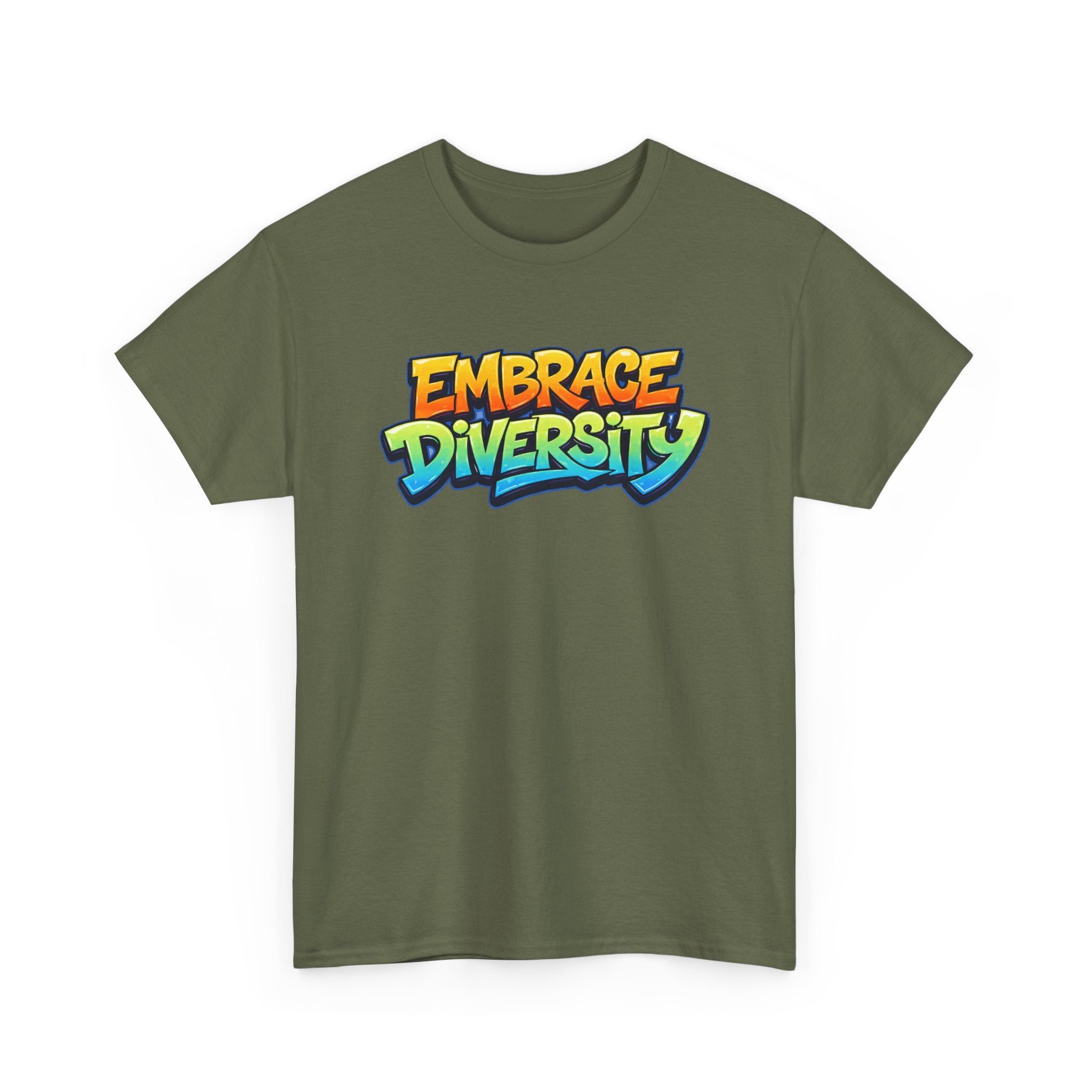 Embrace Diversity T-Shirt — Colorful Graffiti Pride Tee