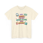 “Sorry, I’ve Got Social Plans With Myself” Cute Cozy Introvert Graphic Tee