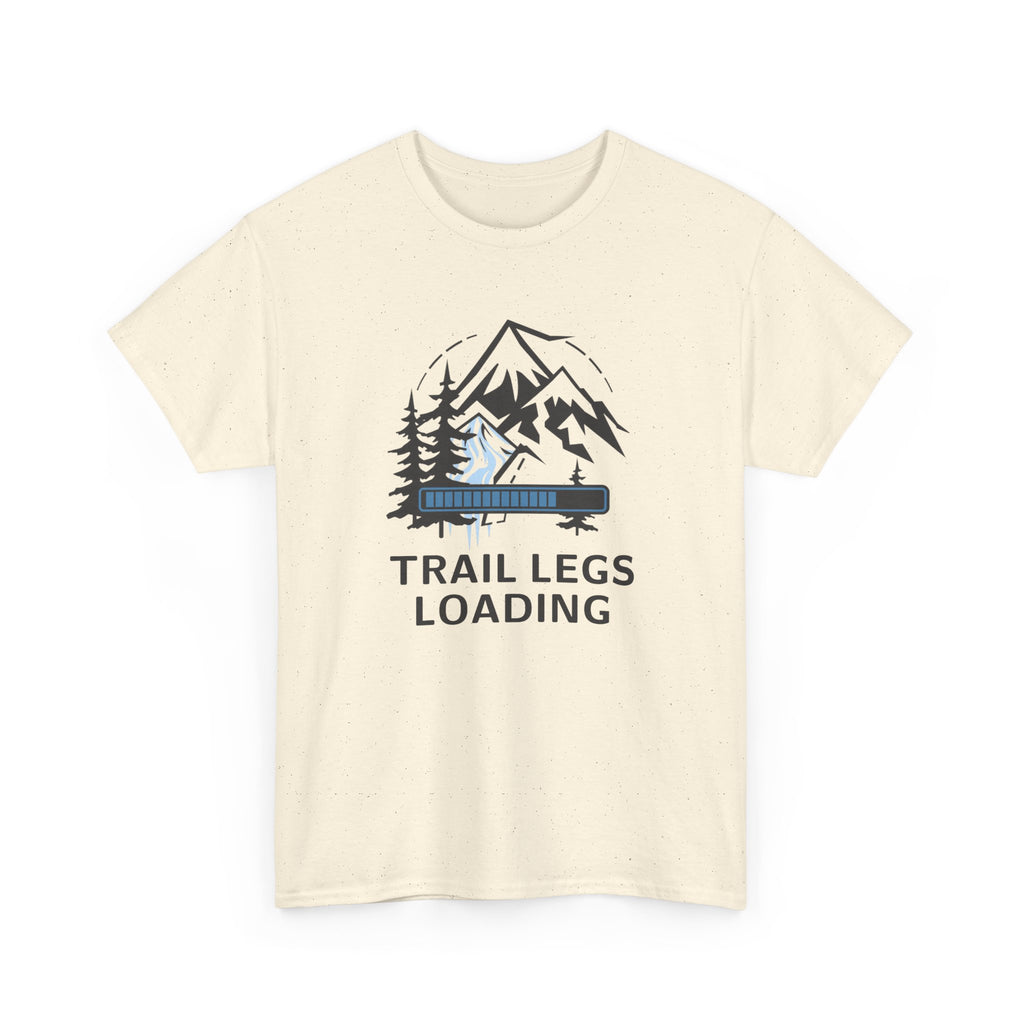 Trail Legs Loading T‑Shirt — Hiking Mountain Graphic Tee