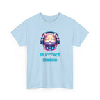 T-Shirt — "Purrfect Beats" Cat DJ Graphic Tee