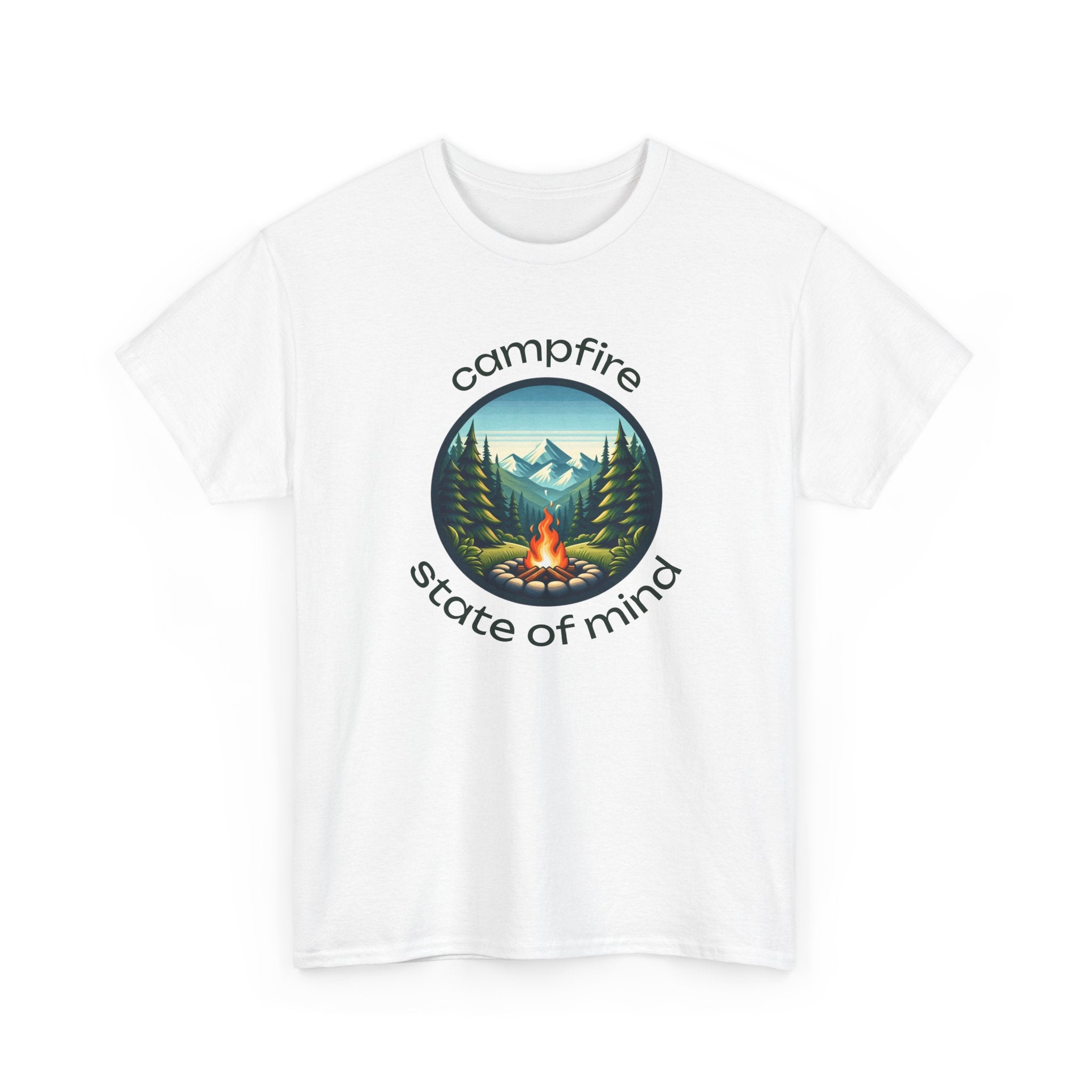 Campfire State of Mind T-Shirt — Outdoor Camping Graphic Tee