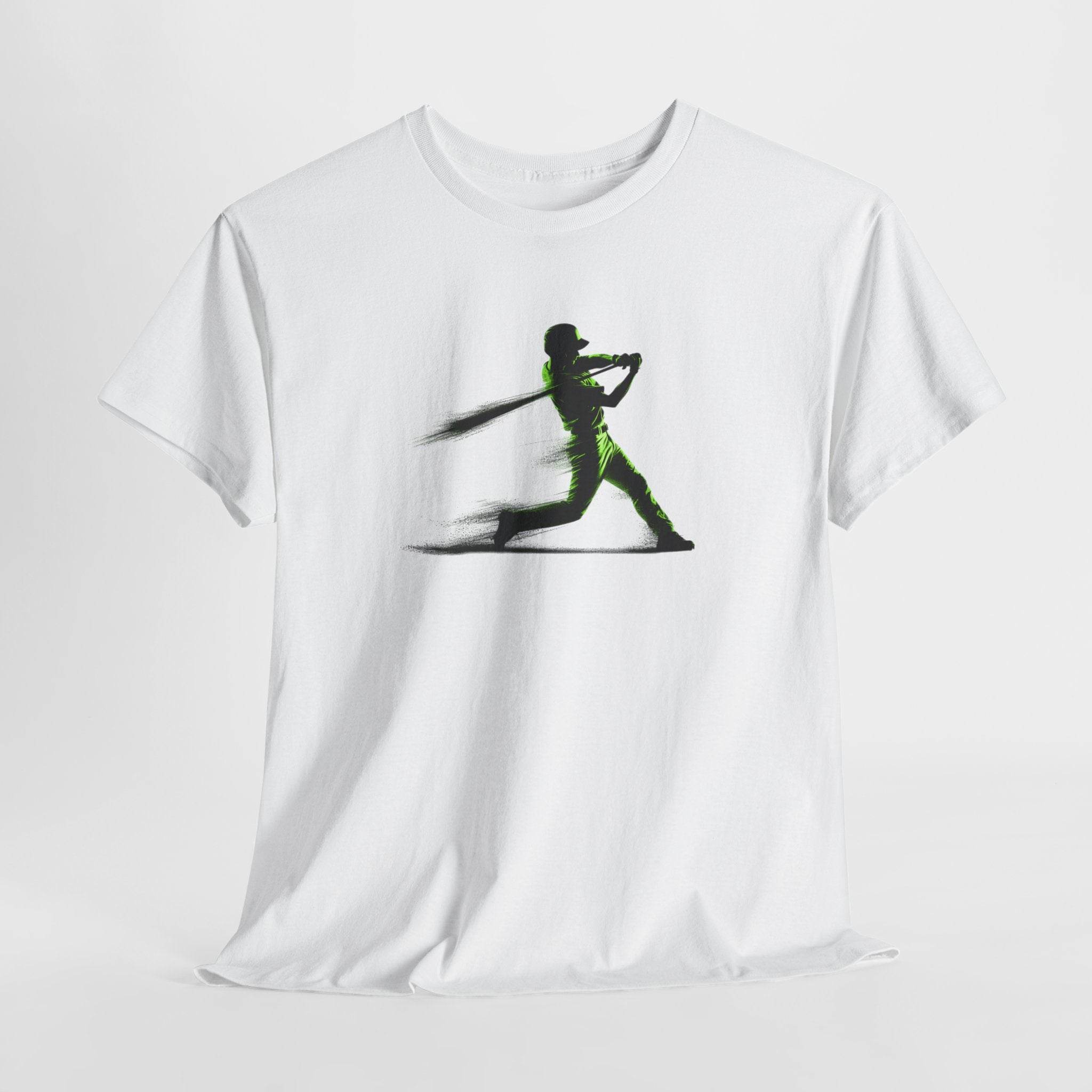 Baseball Batter Silhouette Tee — Fast Swing Sports T‑Shirt