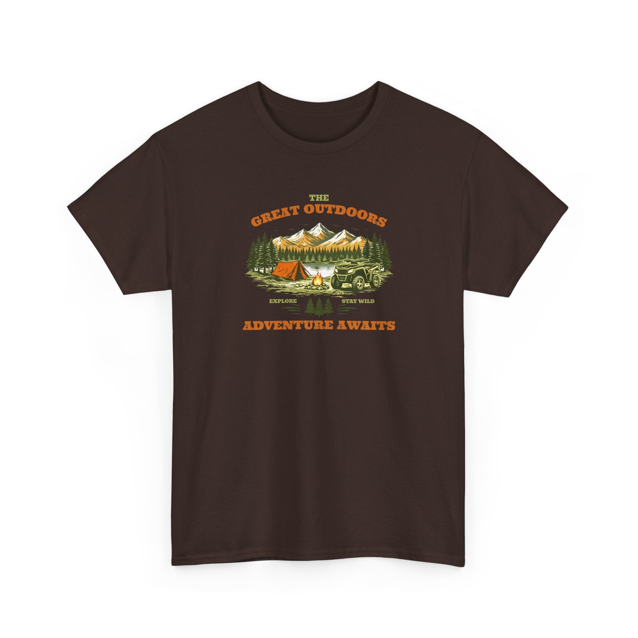 Outdoor Adventure T-Shirt — "The Great Outdoors"  ATV Nature Camping Tee