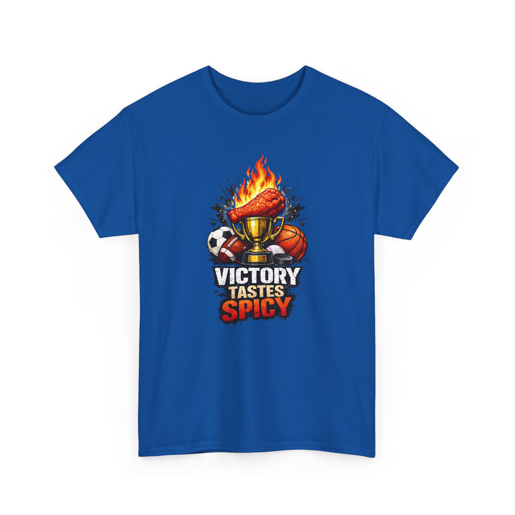 Victory Tastes Spicy Funny Sports Fan Wing T-Shirt