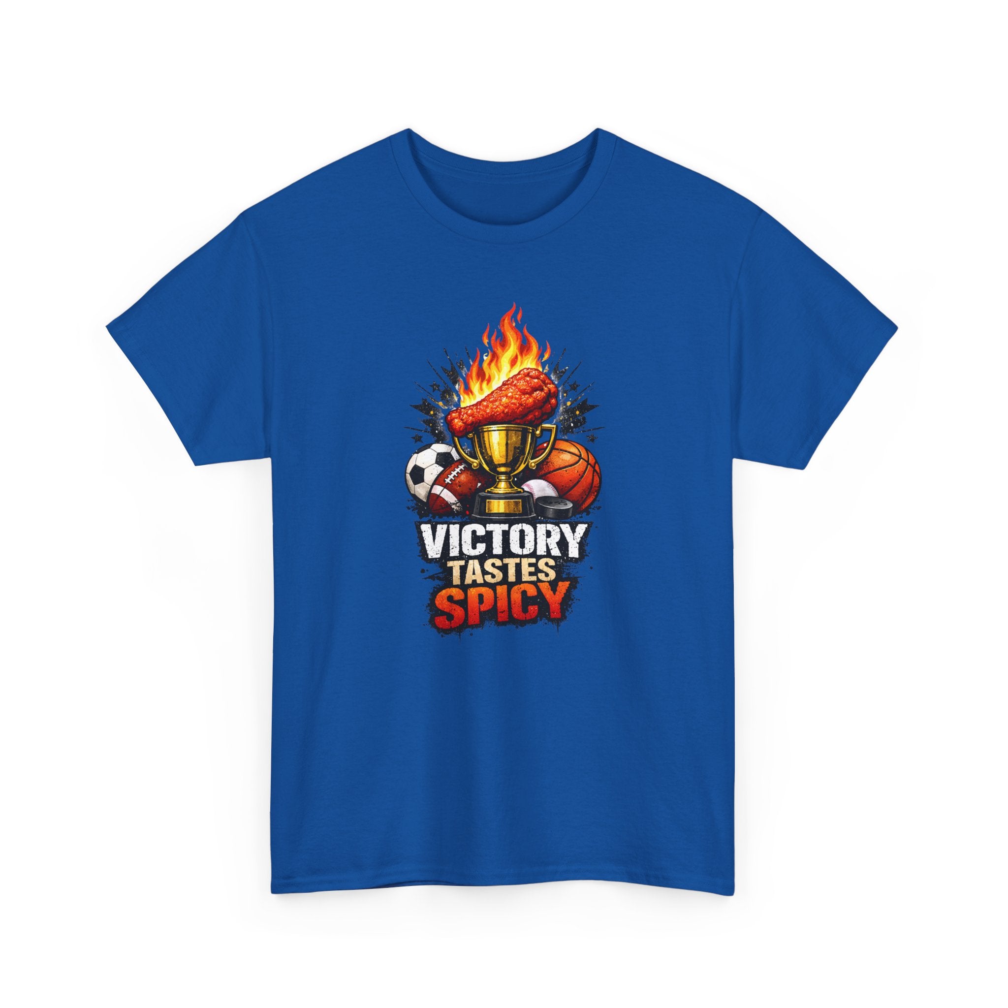 Victory Tastes Spicy Funny Sports Fan Wing T-Shirt