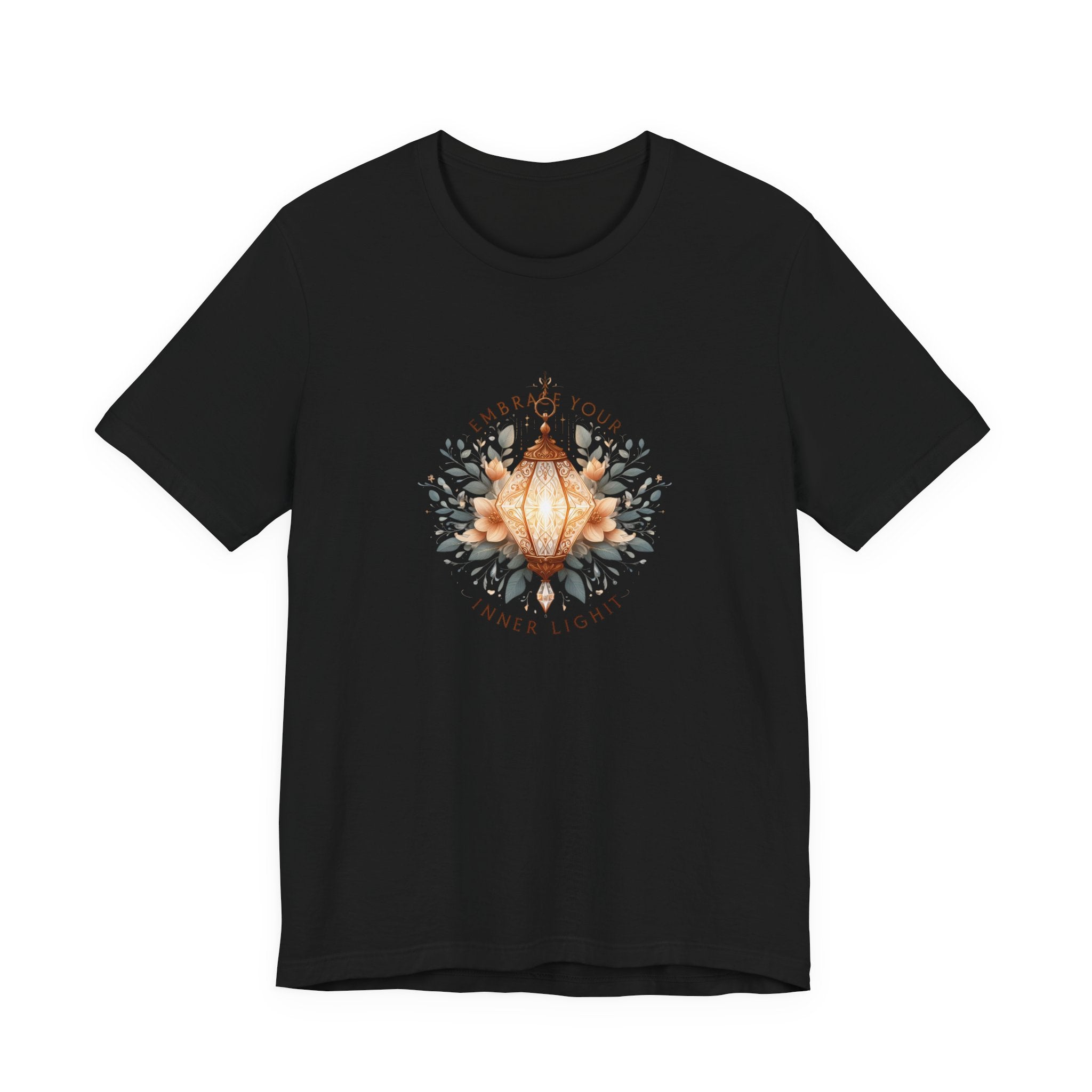 Lotus Lantern Tee — Embrace Your Inner Light Short Sleeve Shirt