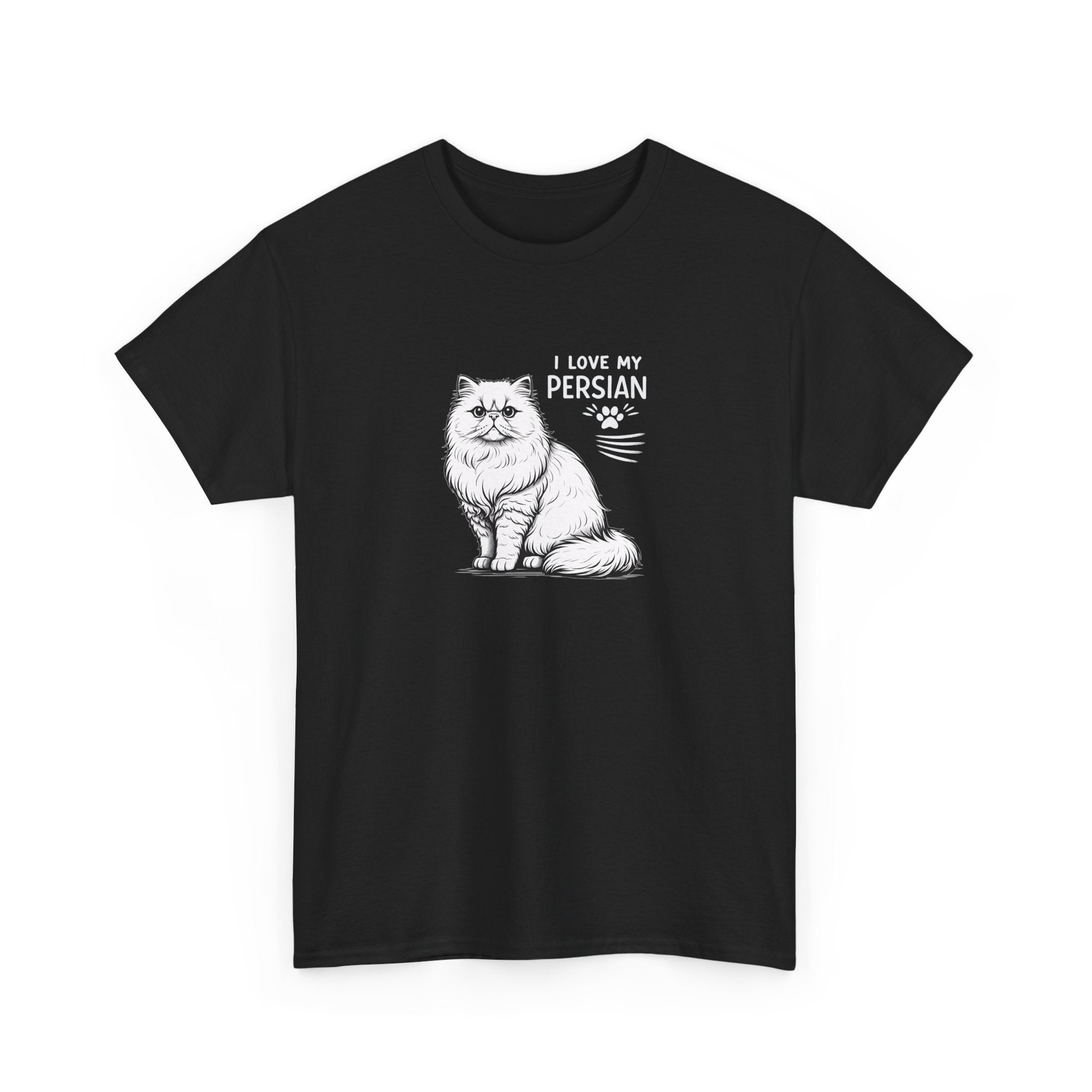 Persian Cat T-Shirt — "I Love My Persian" Tee
