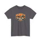 Fresh Air Club T-Shirt — Retro Mountain Sunset Outdoor Tee