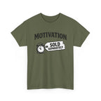 Motivation Sold Separately - Funny Vintage Graphic Tee